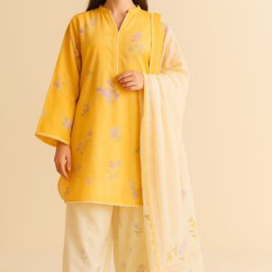 DIGITAL PRINTED LAWN 3PC VOIL LAWN DUPATTA